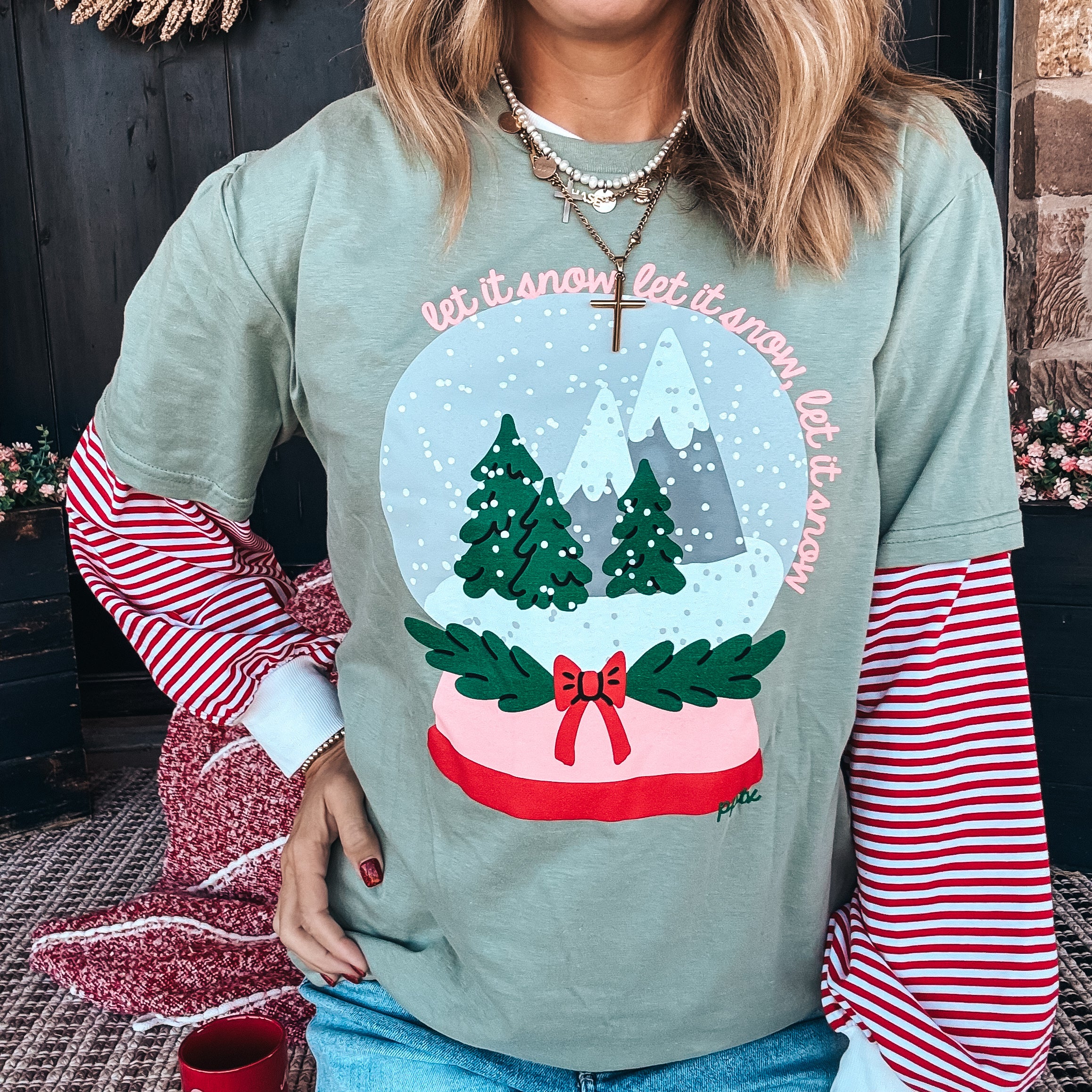 Let it Snowglobe Tee - Image 3